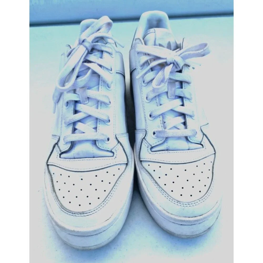 Adidas Shoes Womens Forum Bold FY9042 White Leather Comfort Sneakers - Size 9.5